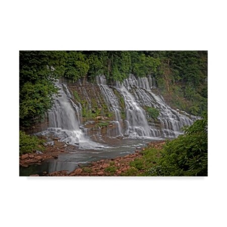 Trademark Fine Art J.D. Mcfarlan 'Twin Falls, Tn' Canvas Art, 12x19 ALI37155-C1219GG